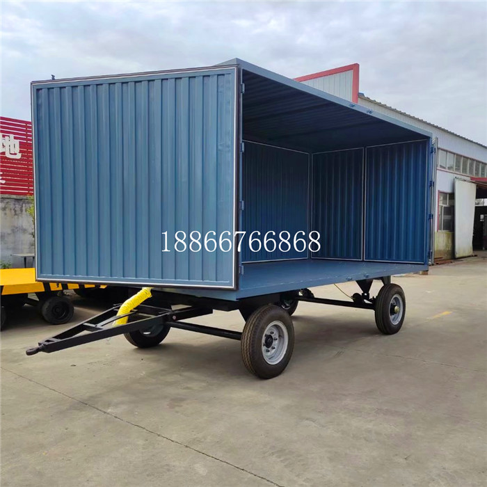 2吨箱式拖车