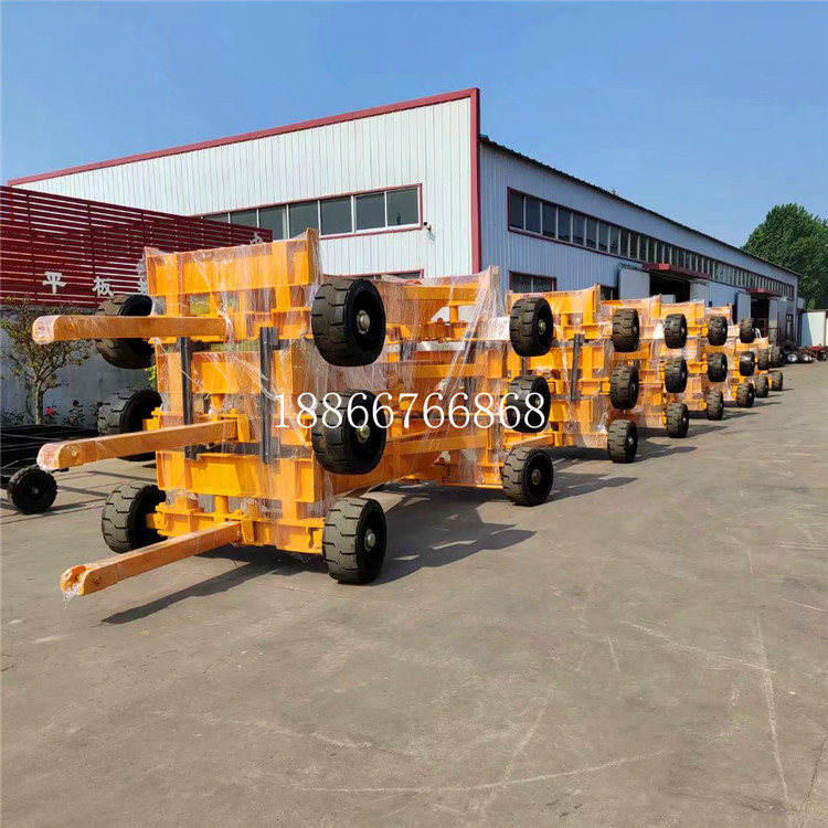 15吨双向牵引联动转向骨架车